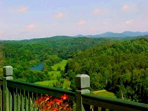 Toccoa River-Pasture Over Mountains